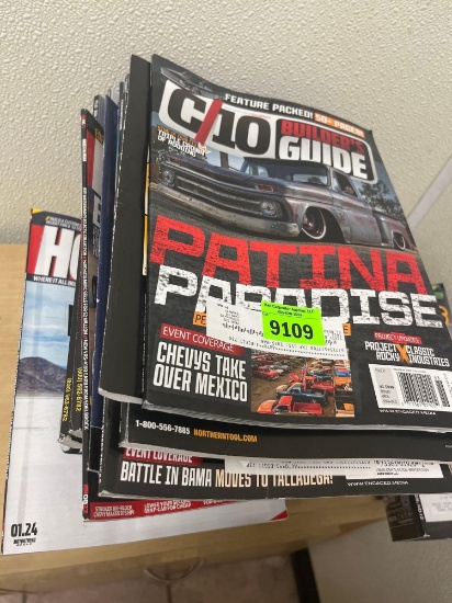 stack of magazines