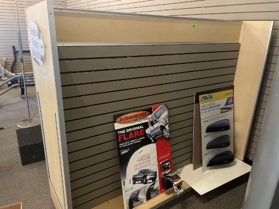 74in double sided display rack