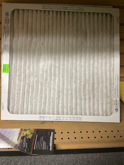 two 20 x 20 x 1 air filters