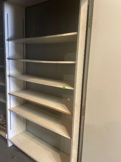6 tier book shelf w/ adjustable shelves