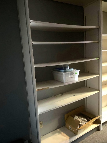 6 tier book shelf w/ adjustable shelves