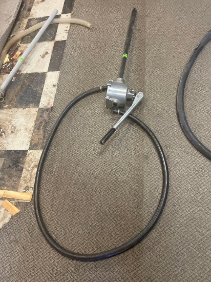 manual transfer pump with filler hose