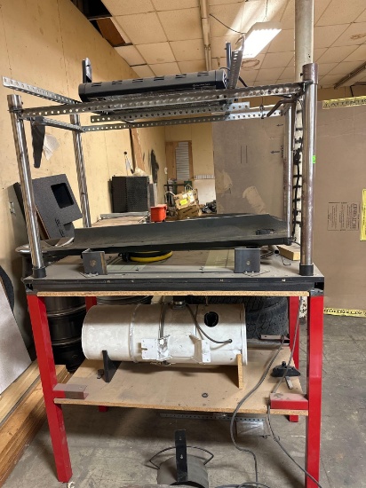 homemade vacuum forming machine for plexiglass
