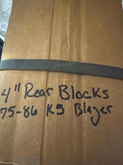 4inch rear blocks 75-86 K5 Blazer