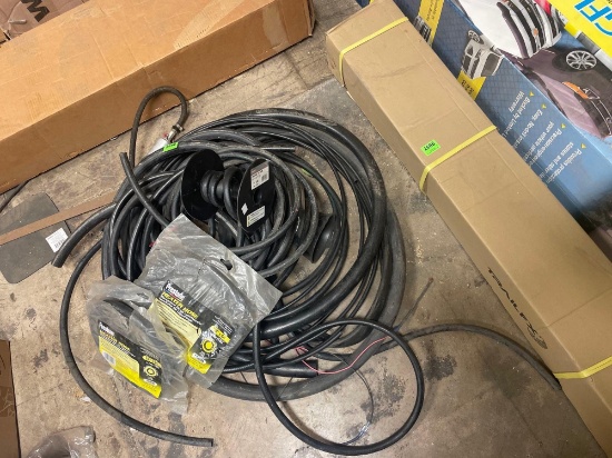 miscellaneous hoses of different sizes
