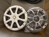 Various wetsounds & kicker marine speakers & subwoofer grills