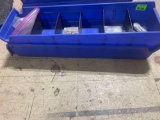 2 shelf bins with screws and nails