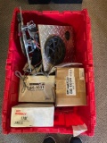 plastic case with lots of goods
