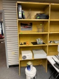 Metal 74in wide x 18in deep adjustable shelving