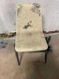 chair and 2 garden hose holders