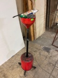 portable oil drain dolly