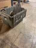 plastic tub with air bags