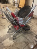 grocery cart with shocks, head light, air breathers