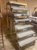 metal stairs on wheels