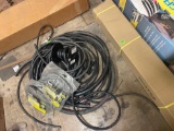 miscellaneous hoses of different sizes
