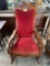 Victorian rocker Lincoln rocking chair