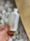 Box of sanitizing bottles, no lids