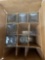 Six clear wine bottles Quartz