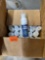 Hand sanitizer bottles
