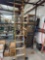 Wooden rolling ladder