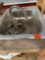 Stainless steel sink and faucet sink is 21 1/2... in x 17 x 6