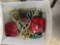Plastic three drawer, filing cabinet, kill and wiring lights and more wiring