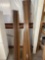 Wooden blinds 70 1/2 by 32 82 1/2 x 32