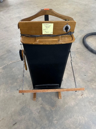 Vintage trouser press valet