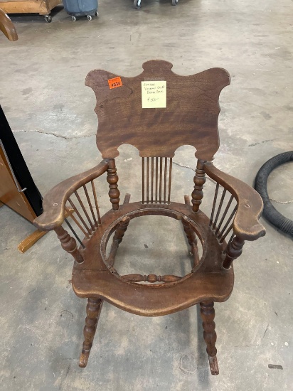 Antique Victorian, child rocking chair