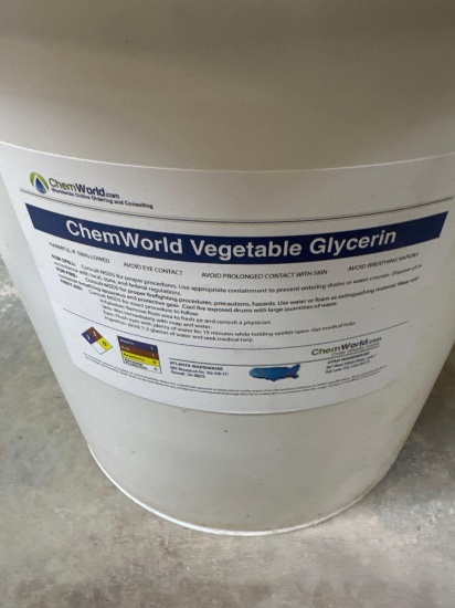 CHEMWORLD vegetable GLYCERIN 5 gallons
