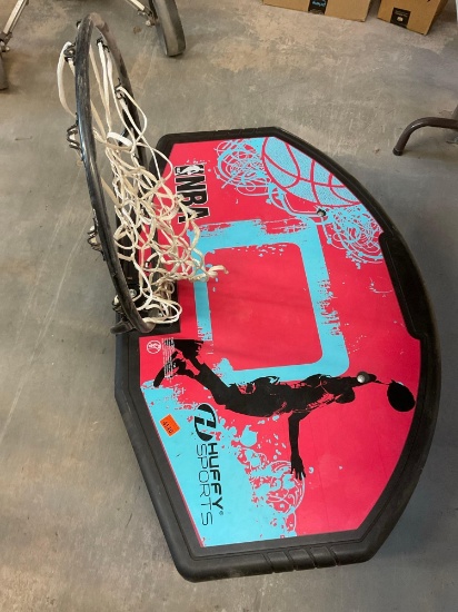 Basketball backboard and goal