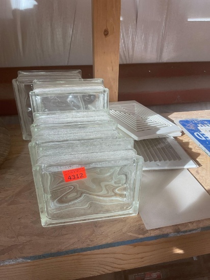 Glass blocks, Air duct vent covers
