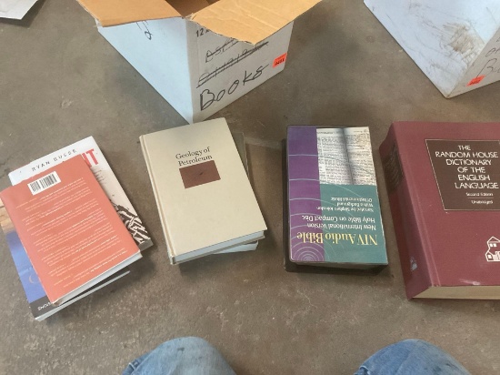 Books, titles, and authors in photographs