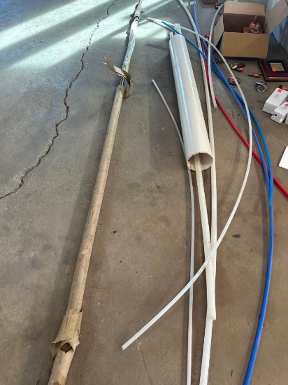 All thread plastic pipe