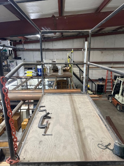4 ft......x 5 ft cage, forklift cage