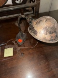 Antique gooseneck desk lamp