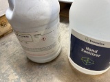Hand sanitizer 2 gallon hydrogen peroxide 1 gallon and quarter gallon