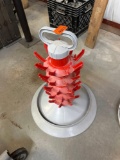 Wine bottle drying rack
