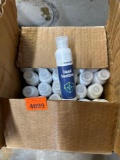 Hand sanitizer bottles
