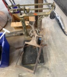 Antique scales one complete one not