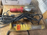 Drop lights one fluorescent one not