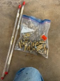 Bag of 4570 brass two packs of 23 inch 80 pound test straighten shock tippets
