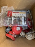 Armed electronic breaker box with key fire sentinel, and door locks