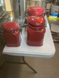 Three piece canister set
