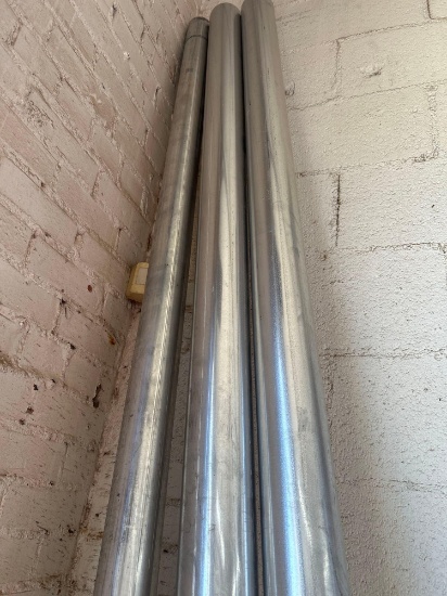 3 10 foot exhaust pipes