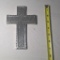 Metal cross-wall decor