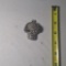 Pendant with rhinestone skull with headphones