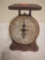 Vintage Mechanical Weight Scale Blue Grass