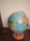 Vintage Globe Lamp Shows Union of Soviet Socialist Republic