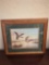 Framed Wall Decor Mallard Ducks Scene